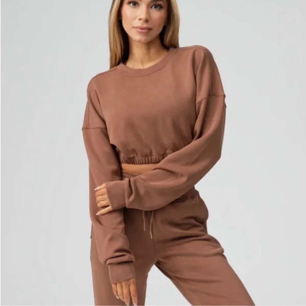 Buffbunny Luxe Long Sleeve Crop. Women’s Size Large